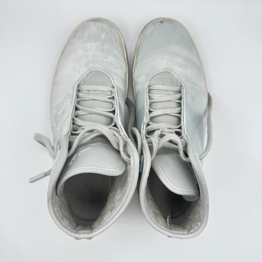 Jordan Westbrook 0 Wolf Grey Leather High Top Sneakers 705076-005 Mens 8